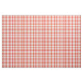 Oranje en witte Gingham Block Pattern Fabric Stof (Yard (91,4 cm))