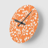 Oranje en witte herfstbessen ronde klok (Hoek)