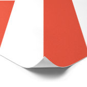 Oranje en witte kazen poster (Hoek)