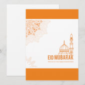 Oranje en witte moskeeën (Voorkant / Achterkant)