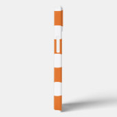 Oranje en witte poka Dots Case-Mate iPhone Case (Achterkant / Rechts)