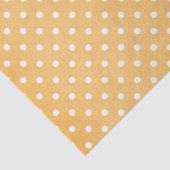 ORANJE EN WITTE POLKA DOTS TISSUEPAPIER (Detail)