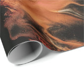Oranje en witte rook cadeaupapier (Rol Hoek)
