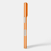 Oranje en witte snoepstrepen Case-Mate iPhone case (Achterkant / Rechts)
