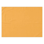 Oranje en Witte Stippen Tafelkleed (Voorkant (Horizontaal))
