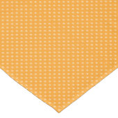 Oranje en Witte Stippen Tafelkleed (Gekanteld)