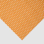 Oranje En Witte Stippen Tissuepapier (Detail)