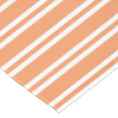 Oranje en witte strepen tafelkleed (Gekanteld)