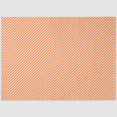 Oranje En Witte Strepen Tissuepapier (Voorkant)