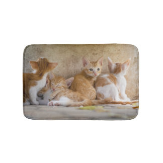 Oranje en witte tabby poesje/Voeg een foto van uw  Badmat