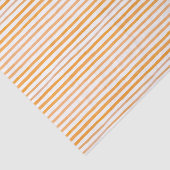 Oranje en witte Waterverf Stripe Tissuepapier (Detail)