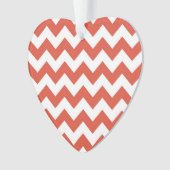 Oranje en witte zigzag ornament (voorkant)