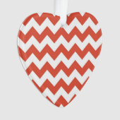 Oranje en witte zigzag ornament (voorkant)