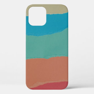 Oranje en zwart abstract schilderij Case-Mate iPhone case