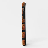 Oranje en zwart Basketbalpatroon, Case-Mate iPhone Case (Achterkant/links)