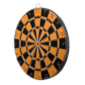 Oranje en zwart dartbord (Voorkant Rechts)