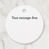 Oranje en zwart diamantpatroon bedankjes labels (Achterkant)