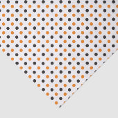 Oranje en zwart Halloween-weefselpapier Tissuepapier (Detail)