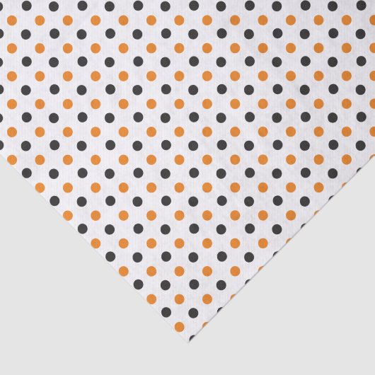 Oranje en zwart Halloween-weefselpapier Tissuepapier (Detail)