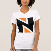 Oranje en zwart, n.e.g. t-shirt (Voorkant)