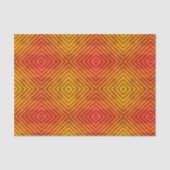 ORANJE EN ZWART Papieren zakdoekje Tissuepapier (Voorkant)