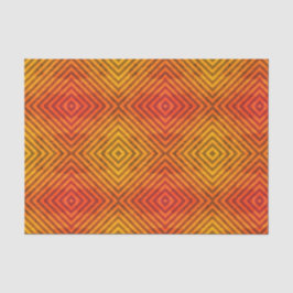 ORANJE EN ZWART Papieren zakdoekje Tissuepapier