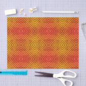 ORANJE EN ZWART Papieren zakdoekje Tissuepapier (Craft)