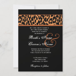 Oranje en zwart waterig bruinpapier kaart