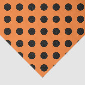 Oranje- en zwart-witpapier met grote pols tissuepapier (Detail)