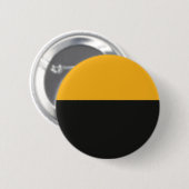 Oranje En Zwarte Blok Kunst Ronde Button 5,7 Cm (Voorkant /achterkant)