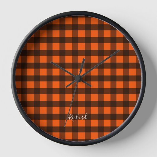 Oranje en Zwarte Checker (Voorkant)