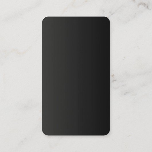 oranje en zwarte hedendaagse zakelijke kaart visitekaartje (Achterkant)