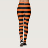 Oranje en zwarte heks Leggings (Achterkant)