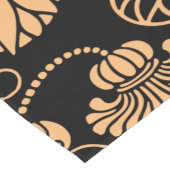 Oranje en zwarte kleding lange tafelloper (Hoek)