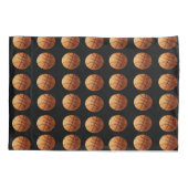 Oranje en zwarte kogelballen, kussensloop (Achterkant-Links)