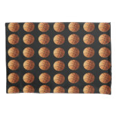 Oranje en zwarte kogelballen, kussensloop (Voorkant-Links)