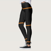 Oranje en zwarte Leggings (Links)