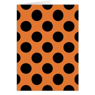 Oranje en zwarte pooldots