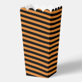 Oranje en zwarte strepen bedankdoosjes (Achterkant)