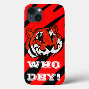 ORANJE EN ZWARTE STREPEN  Case-Mate iPhone CASE