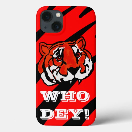 ORANJE EN ZWARTE STREPEN Case-Mate iPhone CASE (Achterkant)