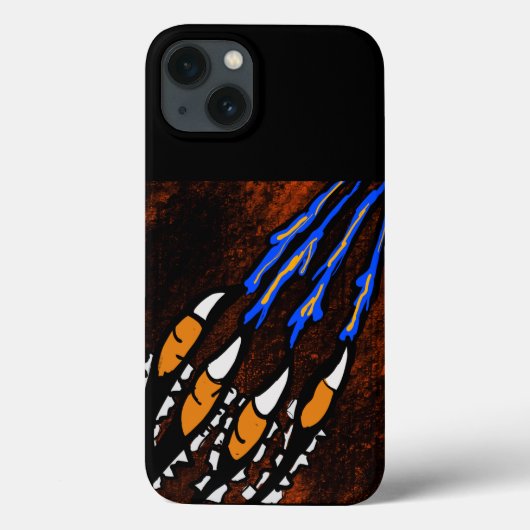 ORANJE EN ZWARTE STREPEN Case-Mate iPhone CASE (Achterkant)