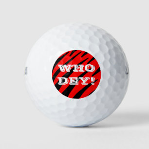 ORANJE EN ZWARTE STREPEN  GOLFBALLEN