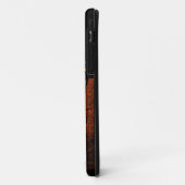 ORANJE EN ZWARTE STRIPEN Case-Mate iPhone CASE (Achterkant/links)