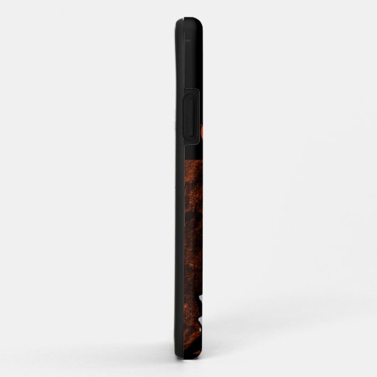 ORANJE EN ZWARTE STRIPEN Case-Mate iPhone CASE (Achterkant/rechts)