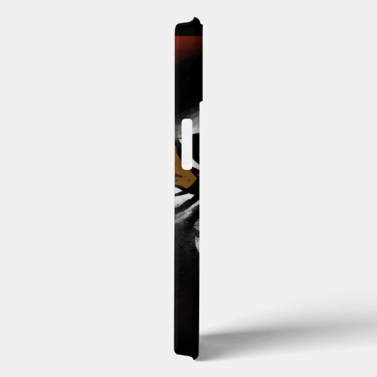 ORANJE EN ZWARTE STRIPEN Case-Mate iPhone CASE (Achterkant / Rechts)