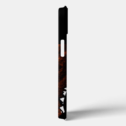 ORANJE EN ZWARTE STRIPEN Case-Mate iPhone CASE (Achterkant / Rechts)