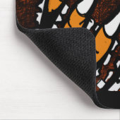 ORANJE EN ZWARTE STRIPEN MUISMAT (Hoek)