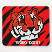 ORANJE EN ZWARTE STRIPEN MUISMAT (Voorkant)