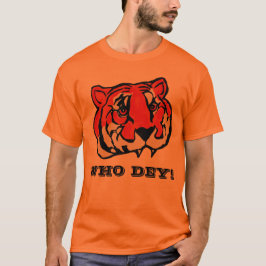 ORANJE EN ZWARTE STRIPEN T-SHIRT